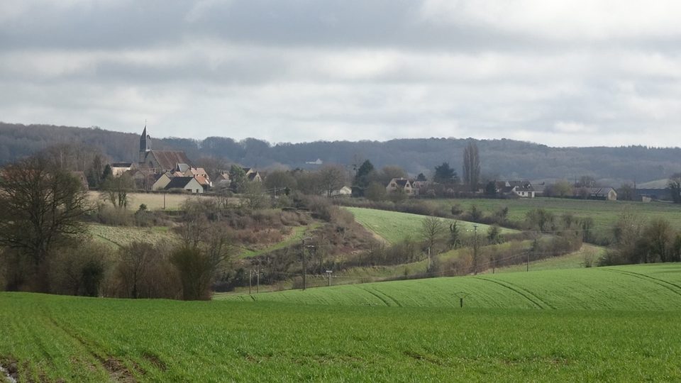 Parcours "rouge" de marche nordique de Frétigny