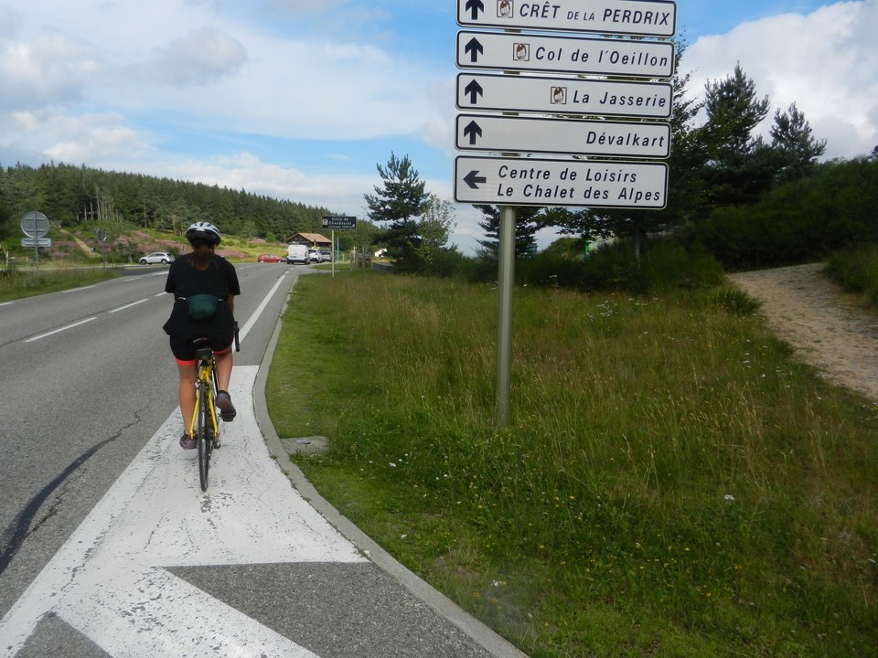 Arrivée au Col