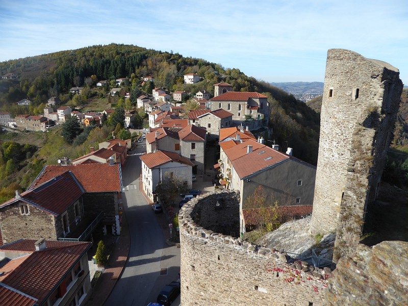 Village de Rochetaillée depuis le château