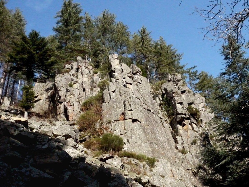 Rocher d'escalade