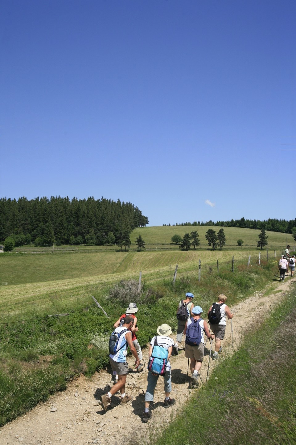 Randonneurs-chemin