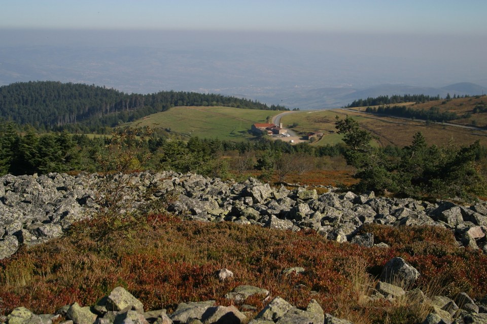 La Jasserie depuis le Crêt de la Perdrix