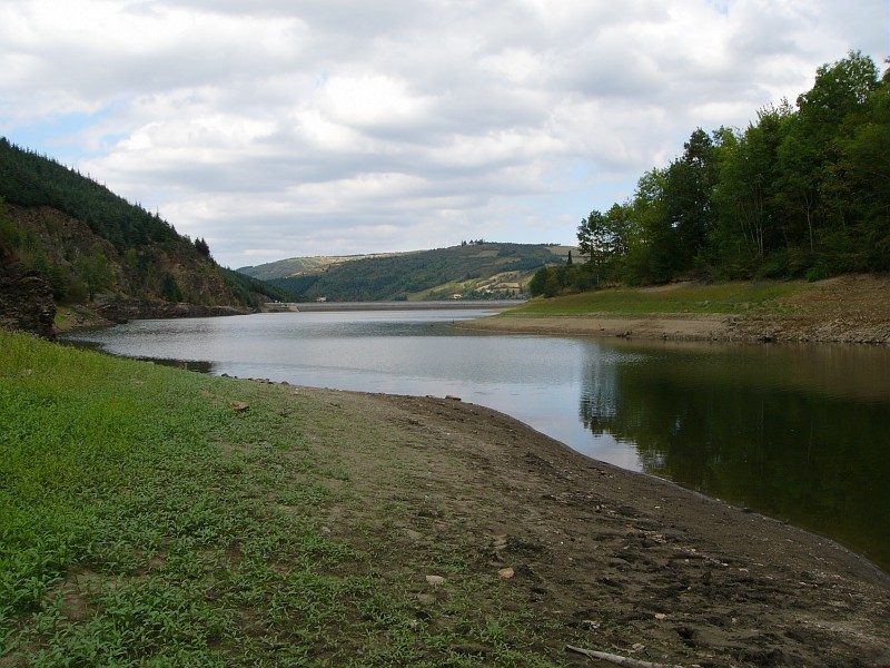 Plan d'eau du barrage de la Rive