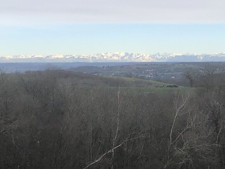 Vue sur les Alpes