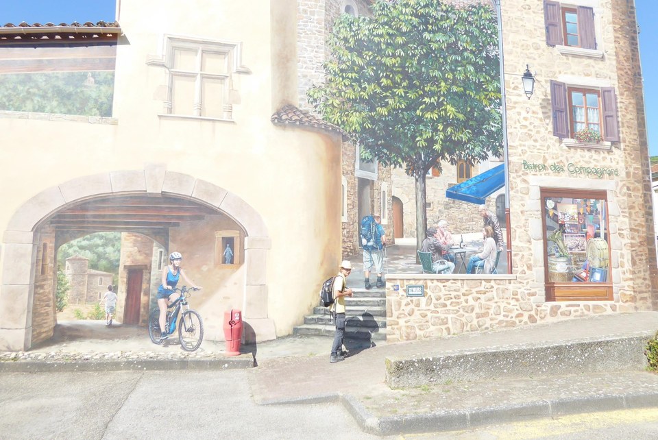 fresque à Chavanay