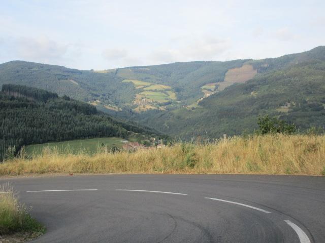 Lacet au dessus de La Valla En Gier