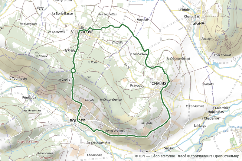 Villeneuve, Boudes, Chalus