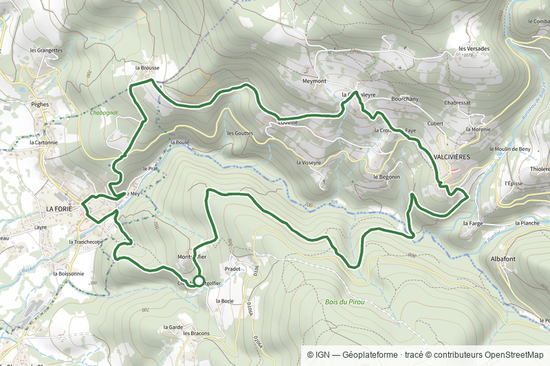 Le long du Batifol