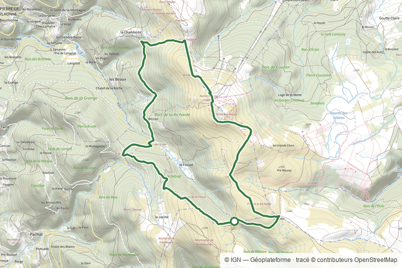Montée à Pierre-sur-Haute