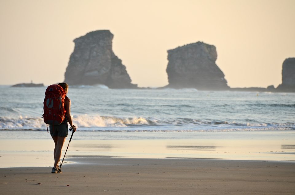 De Hendaye à Olhette étape n°1