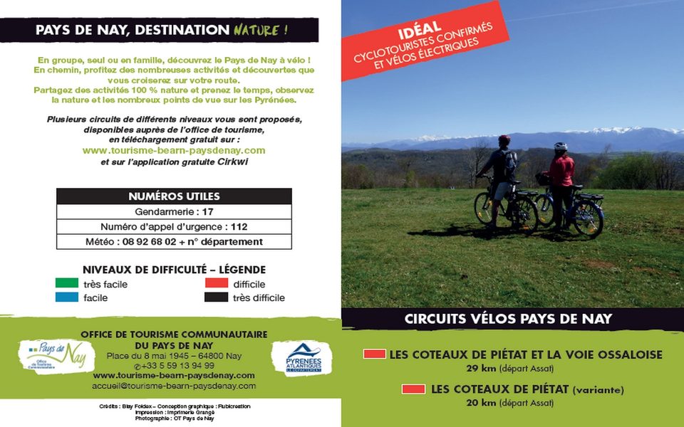 Circuit vélo 5 : les coteaux de Piétat et la voie ossaloise