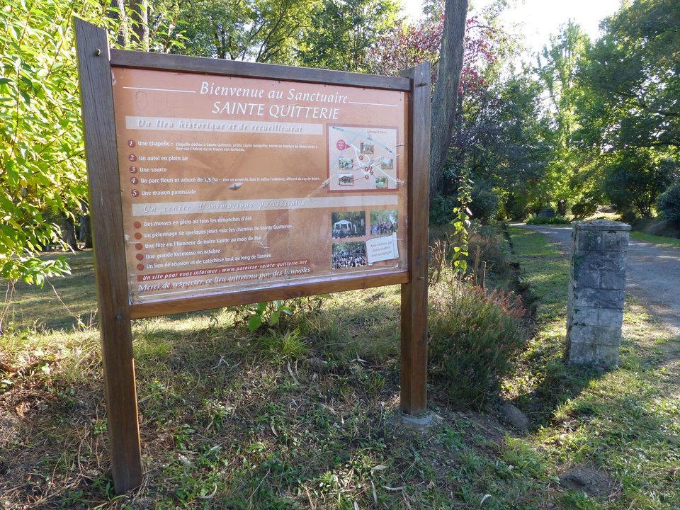 Bournos : chemin de Sainte-Quitterie