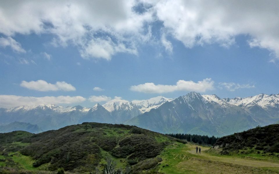 Le lac de Soum au départ du Col du Soulor