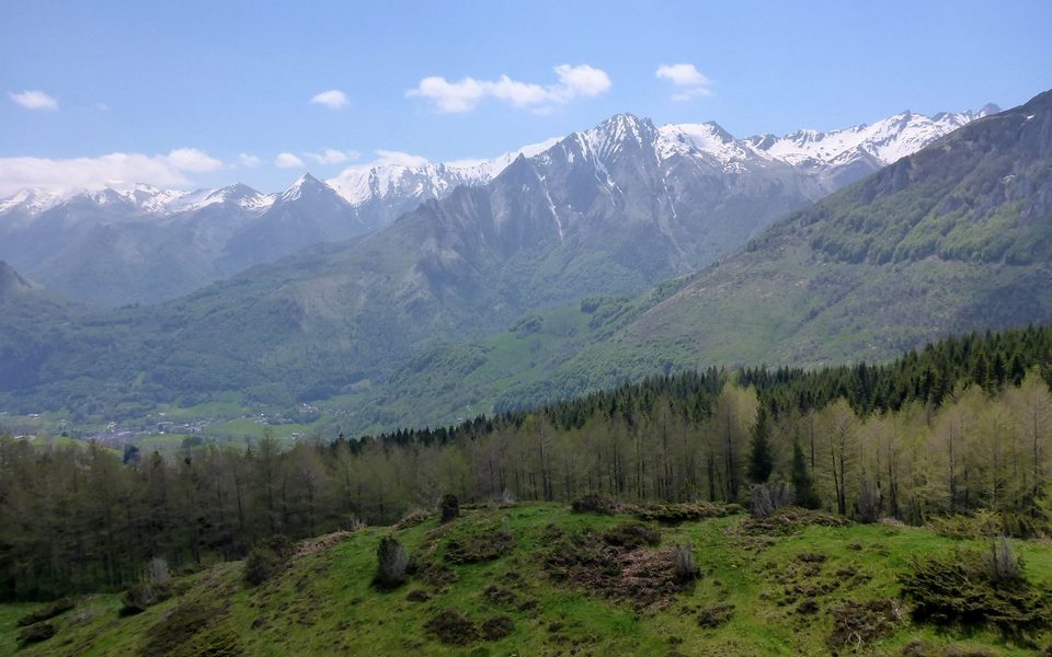 Le lac de Soum au départ du Col du Soulor