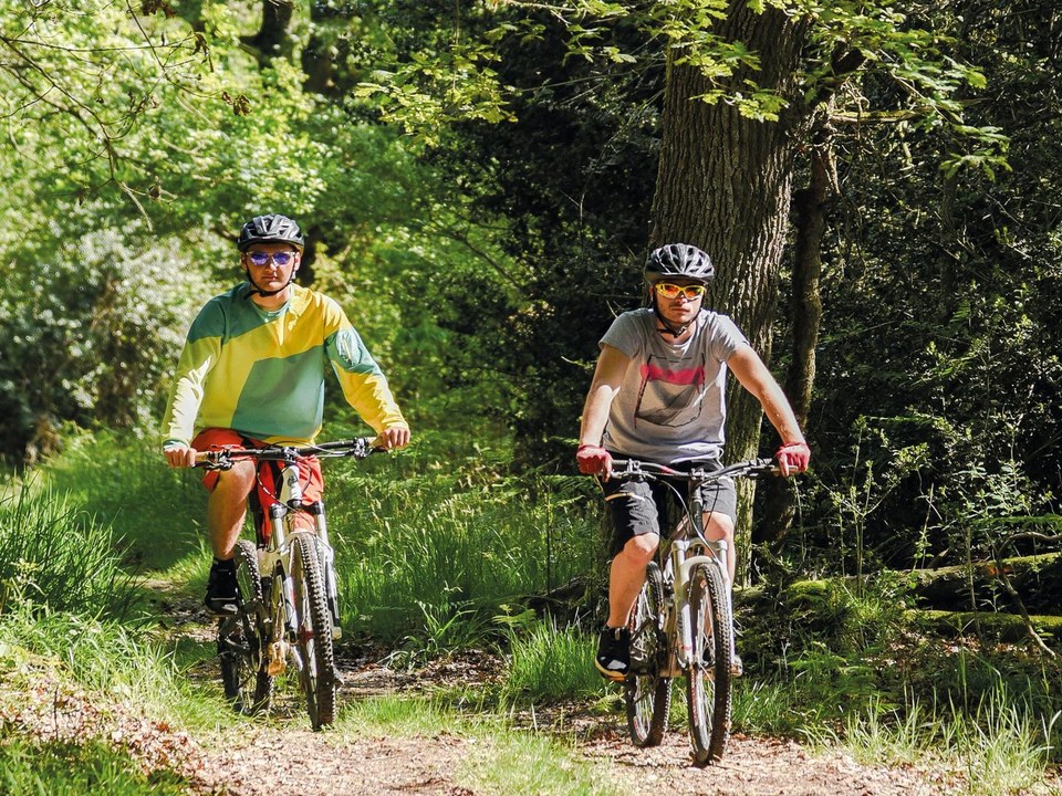 La boucle du menhir à VTT