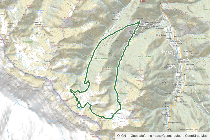 Tour du Lac d'Arlet asp68