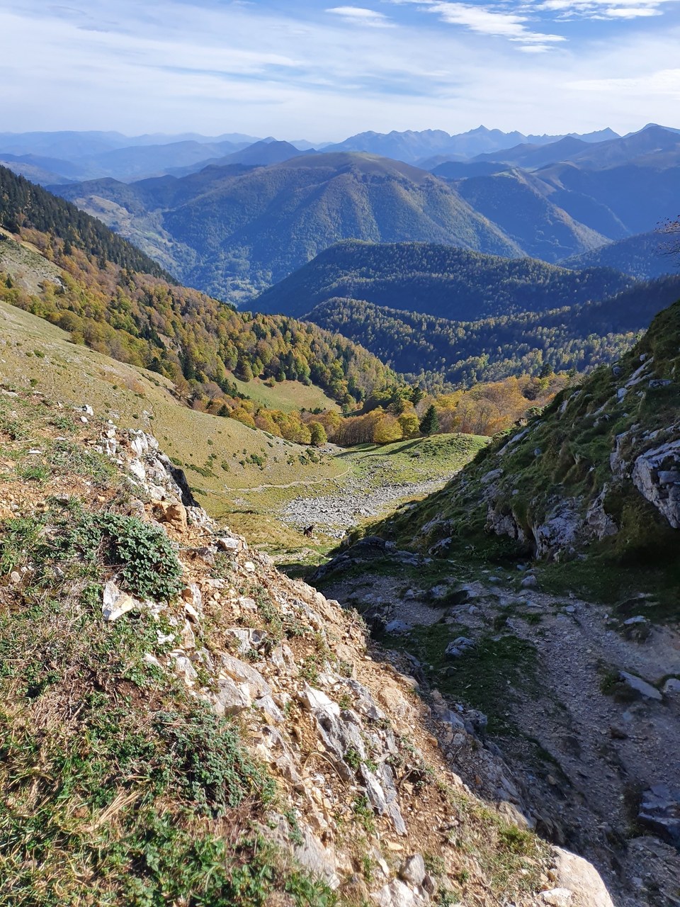 Vue nord depuis le pas de l'âne