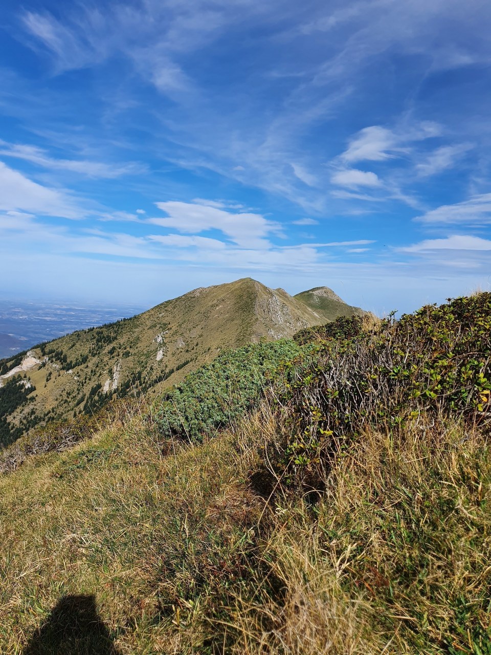 Vue sur le Cagire depuis les crêtes