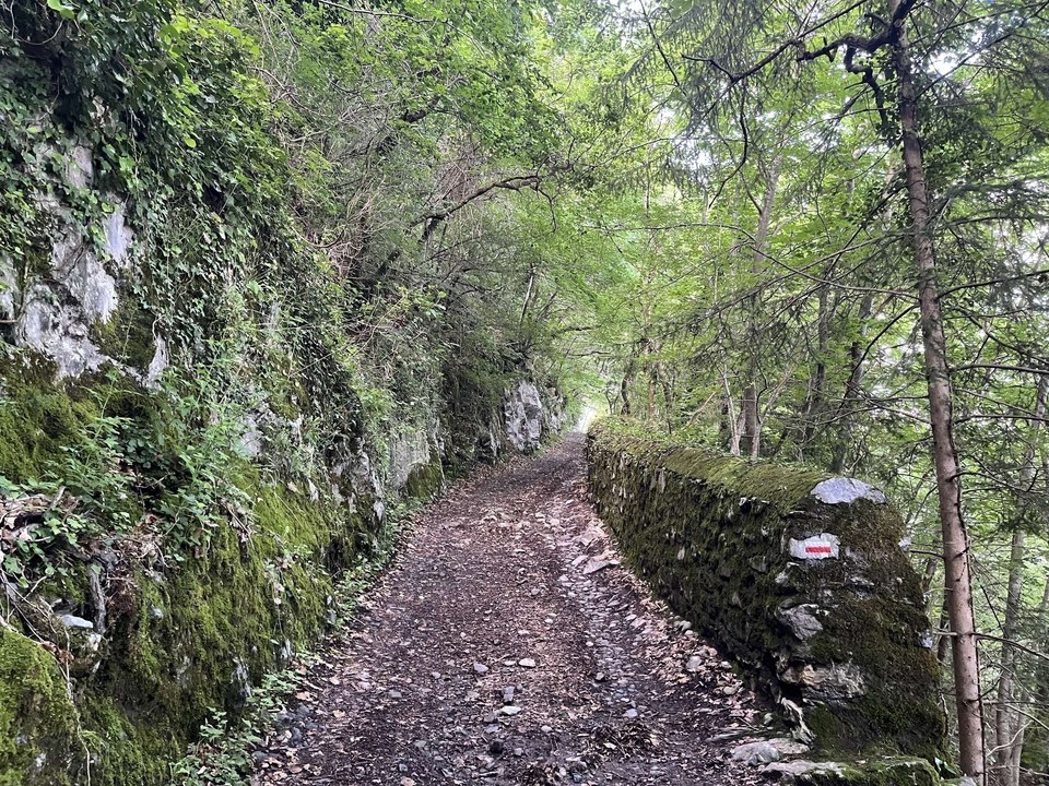 La montée vers le refuge