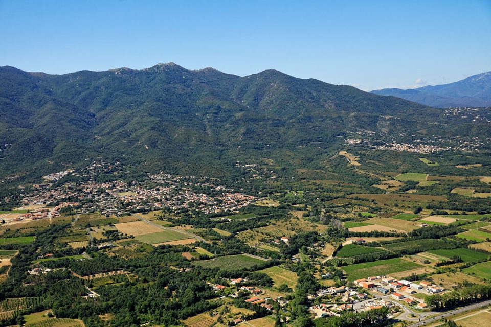 Vue de Villelongue dels Monts