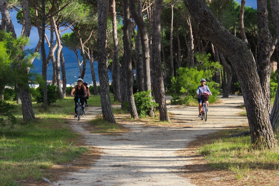 EUROVELO 8 (en direction des plages d’Argelès -> Elne -> St Cyprien)