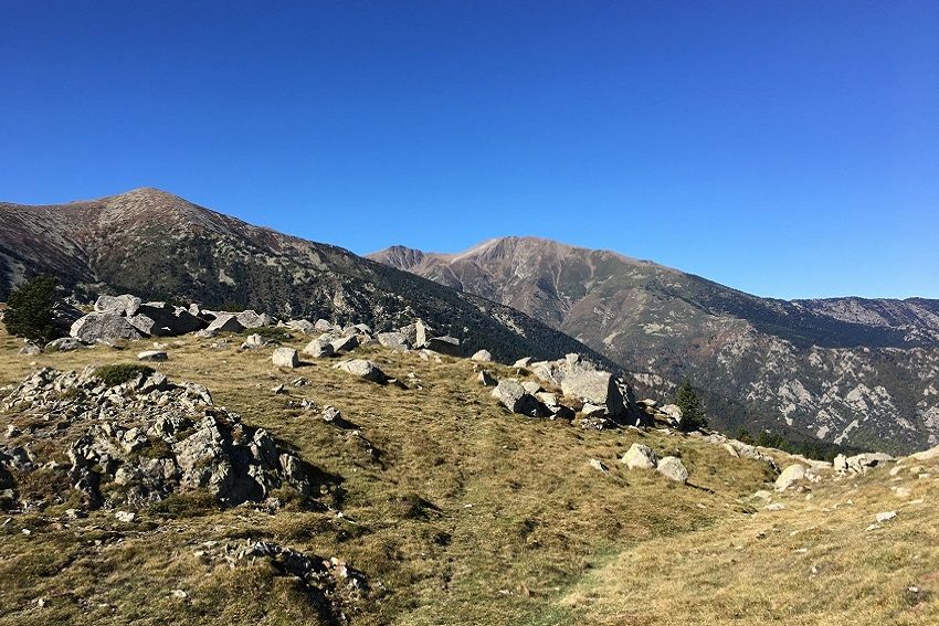 Puig de l'Estella, vue sur le massif du Canigó