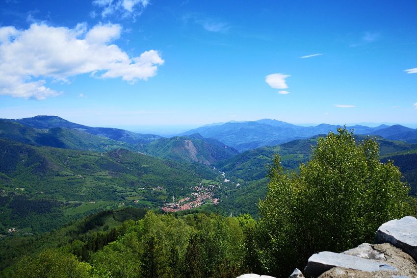 Vue sur Prats de Mollo, depuis la Torre del Mir