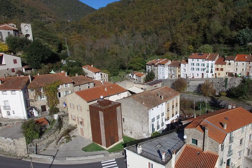 Village du Tech, vue aérienne