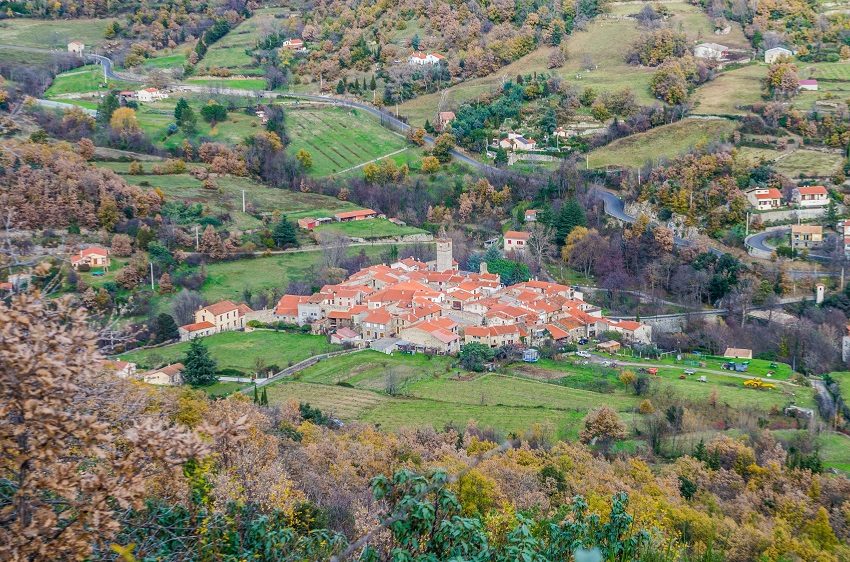 Sur les hauteurs de Campôme
