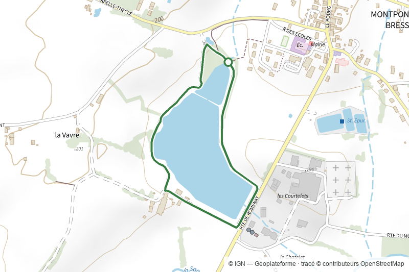 Tour du plan d'eau