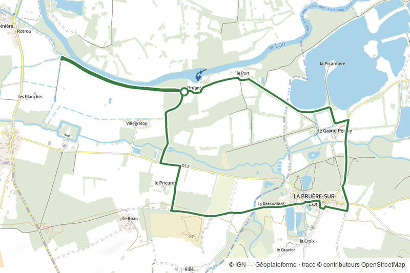Rives du Loir et jolies demeures
