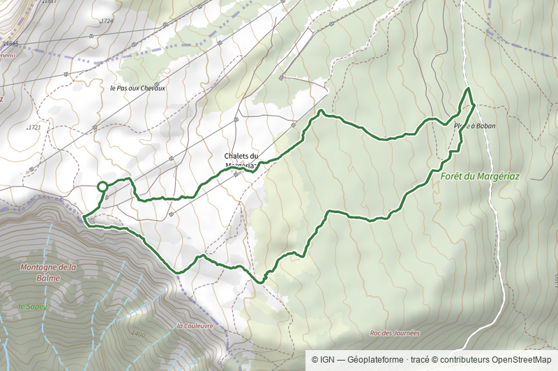 Sentier des Tannes et Glacières du Margériaz