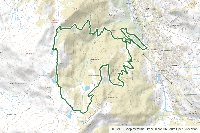 Circuit des Lacs des Menuires