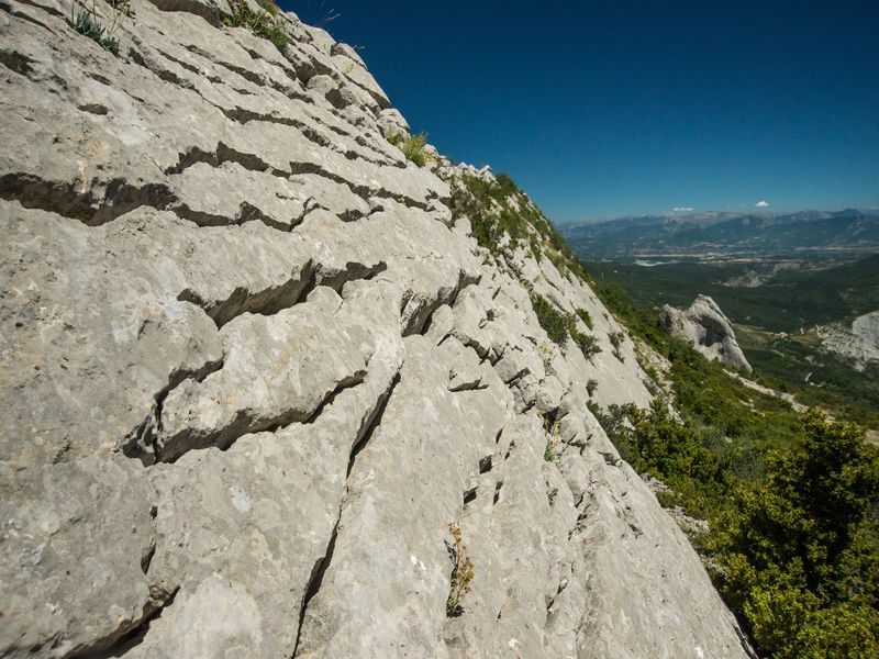 Les falaises du Col St-Ange