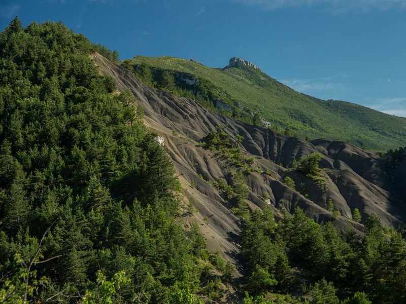 Passage à proximité des marnes