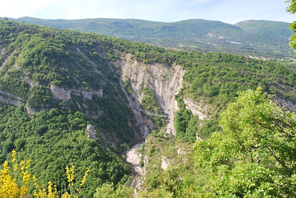 Panorama sur les Gorges de la Méouge