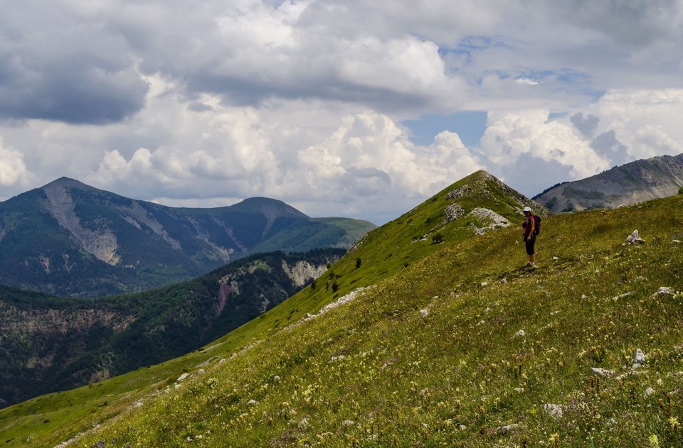 Ambiance orageuse sur le massif des Monges