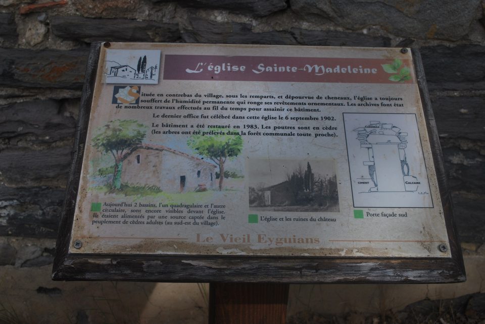 Panneau d'information