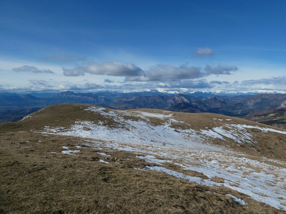 Incroyable point de vue depuis la crête