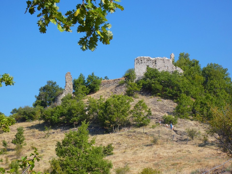 Panorama sur le château d'Arzeliers