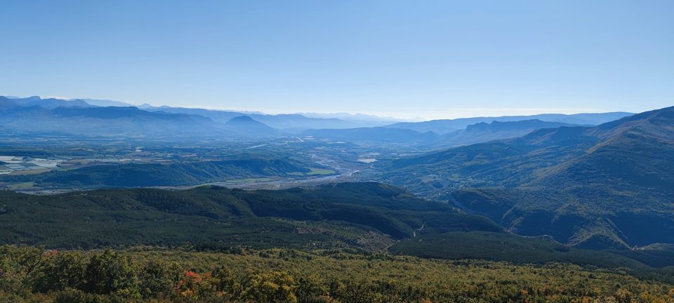 Vue de la montagne de Chabre