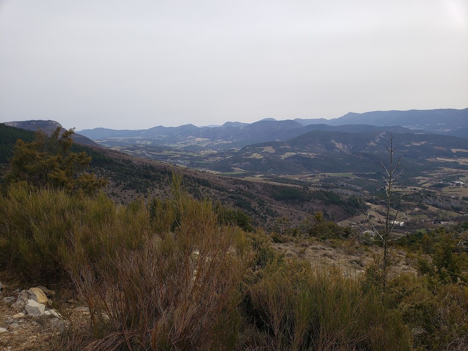Vue sur la vallée du Rosanais