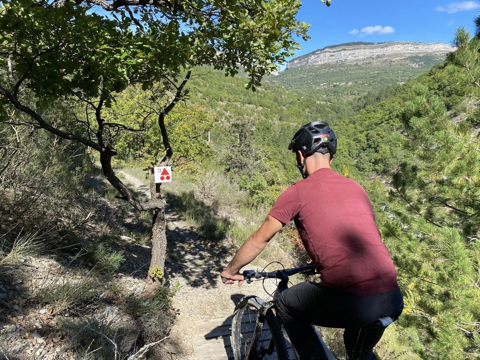 De la Baume à Entrepierres en VTTAE (N°6 + 10)