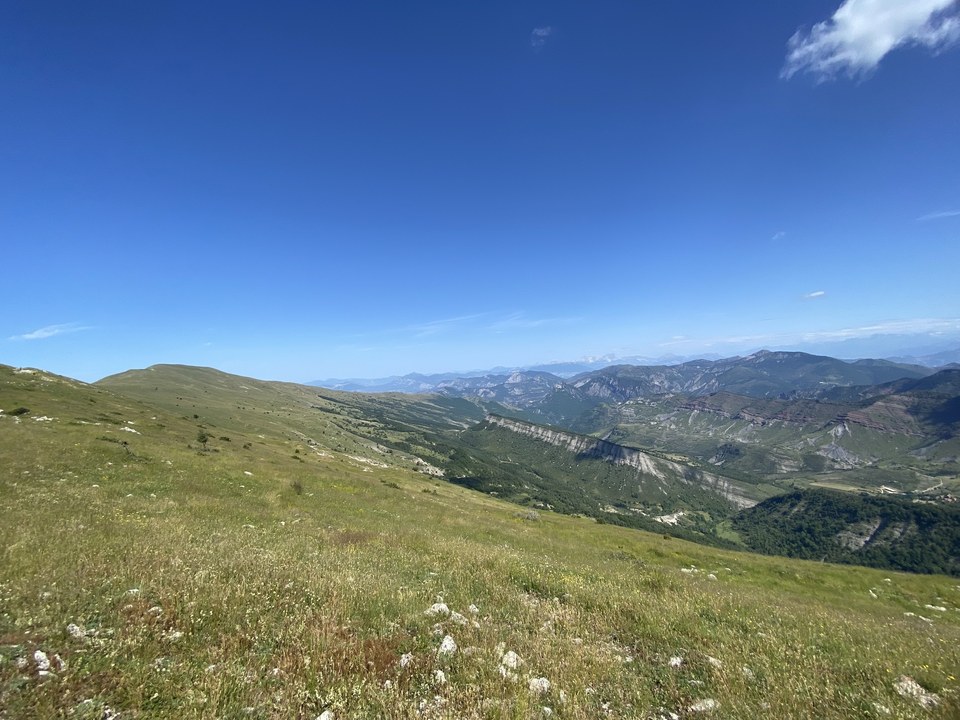 Vue depuis les crêtes