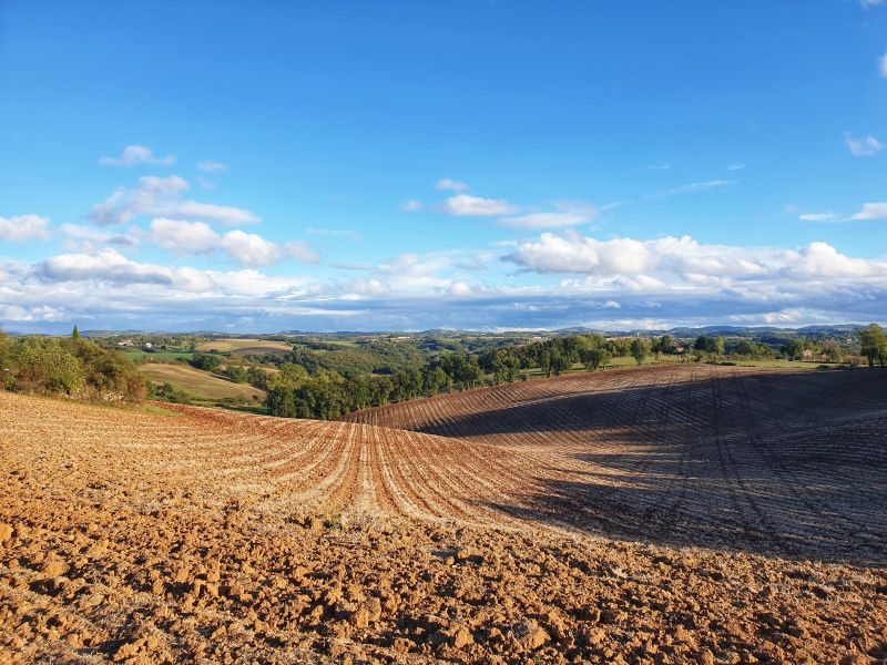 Point de vue sur la campagne environnante