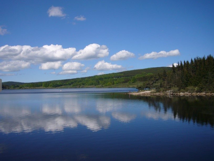 Vue sur le lac de vésoles