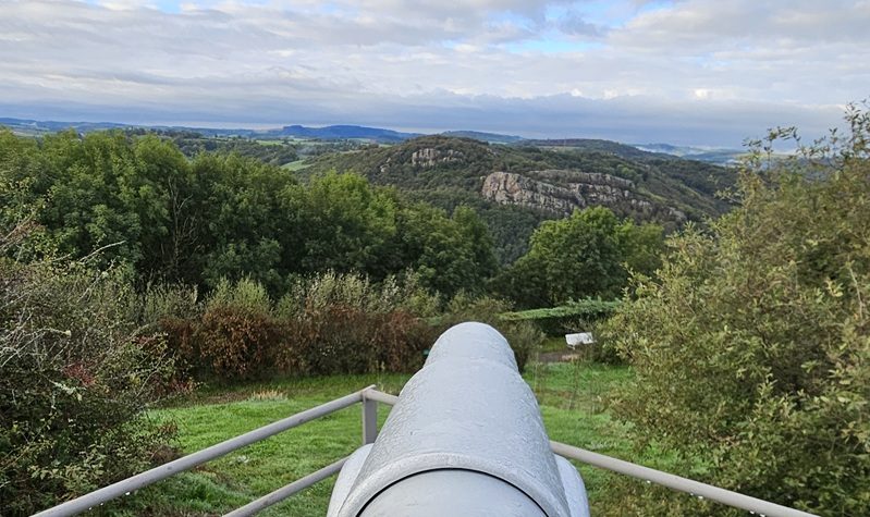 Longue vue du panorama de la chapelle