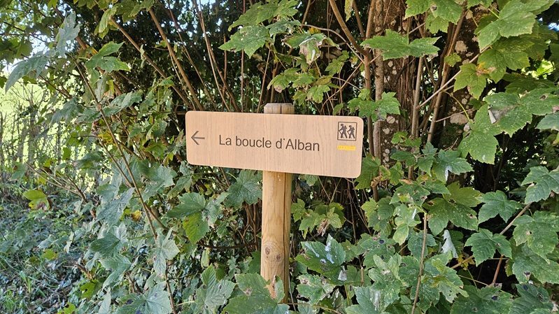 Signalétique sur le parcours
