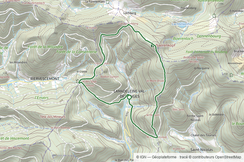 Circuit sur les Hauts de Lamadeleine