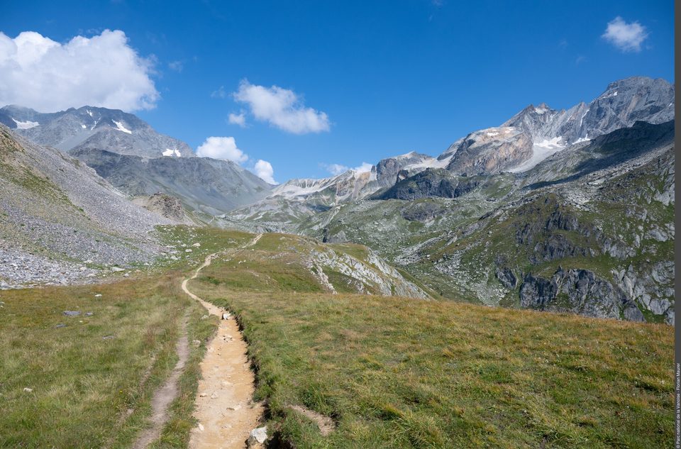 Sentier en direction du col de Chavière